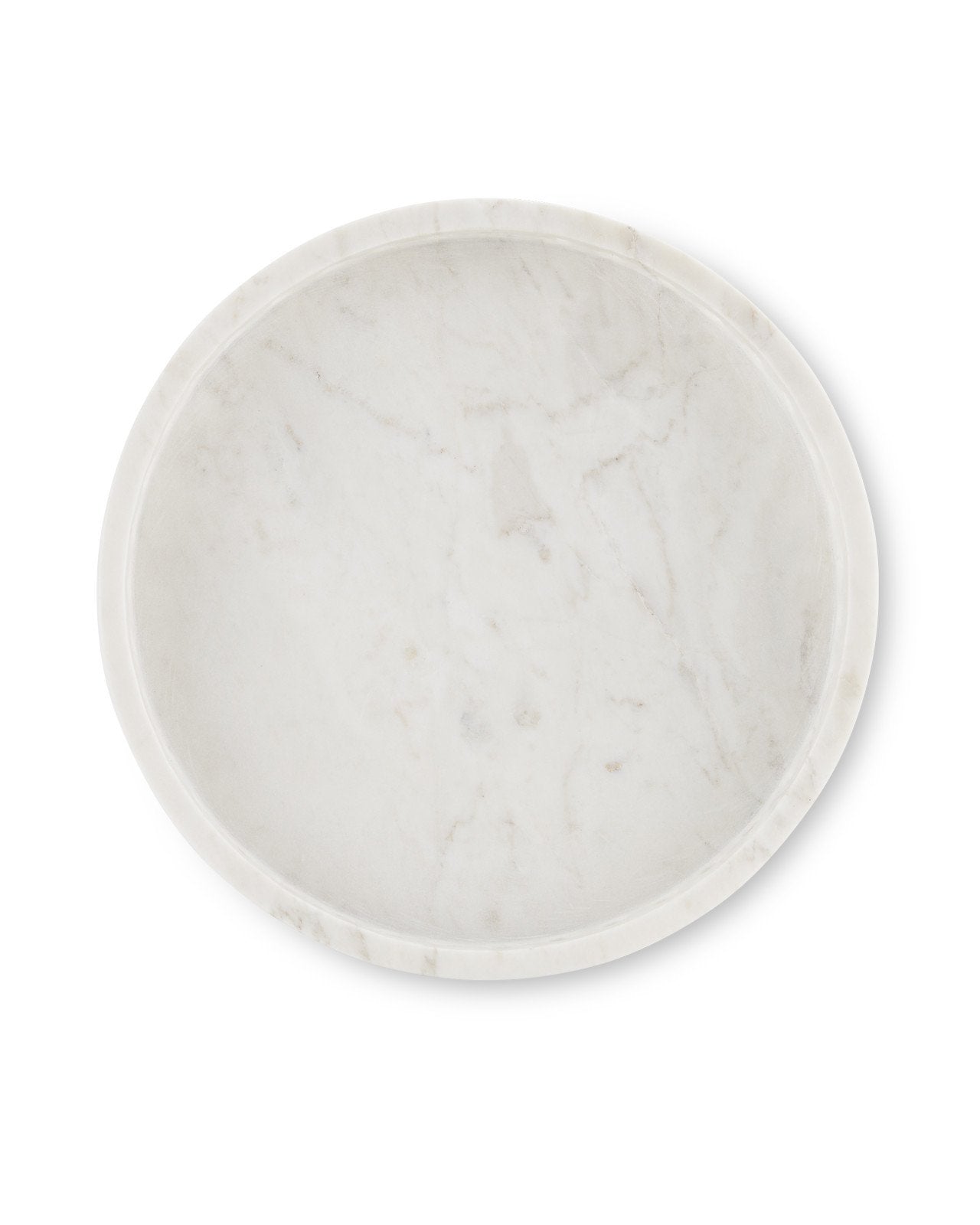 Freya Small White Marble Tray